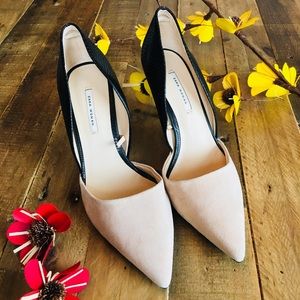 SALE🌈NWOT Zara Women Suede Snake Leather Pump 40”